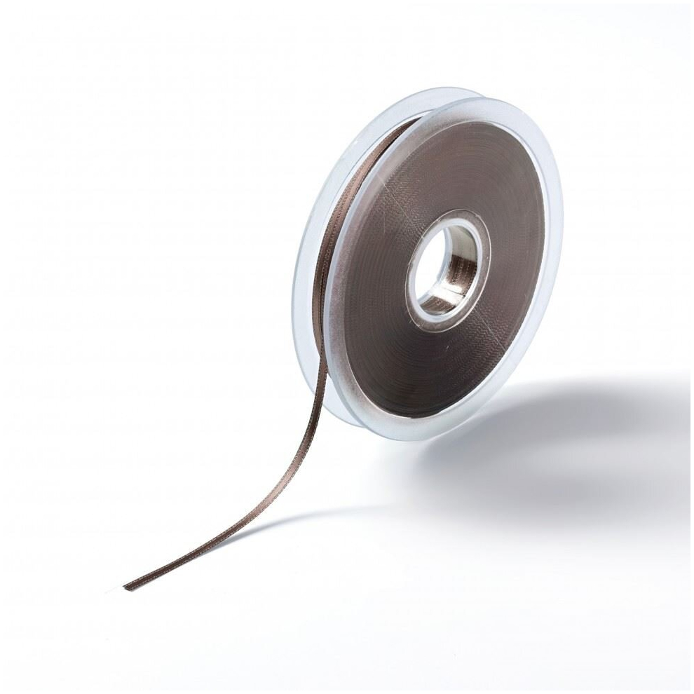 Prym Satin Ribbon Dark Brown - 3mm - per metre
