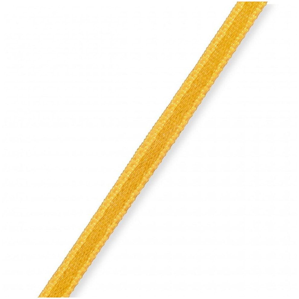Prym Satin Ribbon Yellow - 3mm - per metre