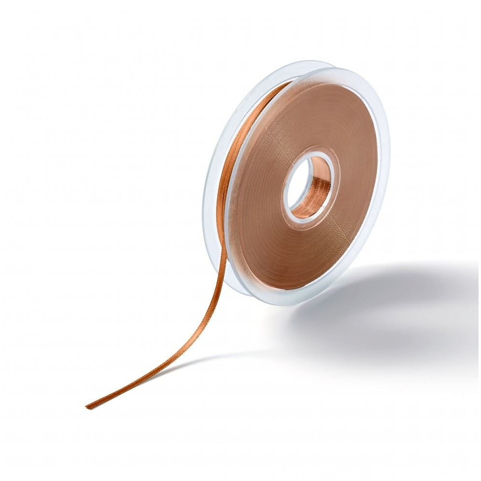 Prym Satin Ribbon Caramel - 3mm - per metre