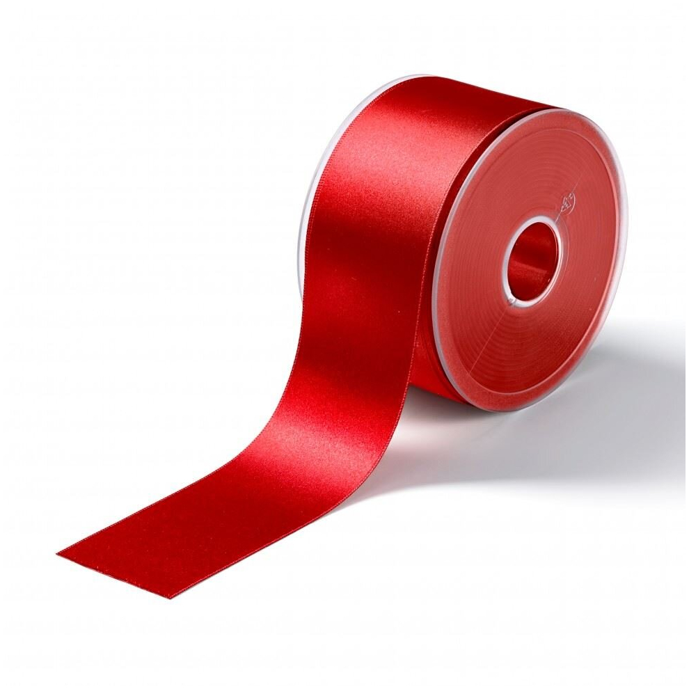 Prym Satin Ribbon Red - 3mm - per metre