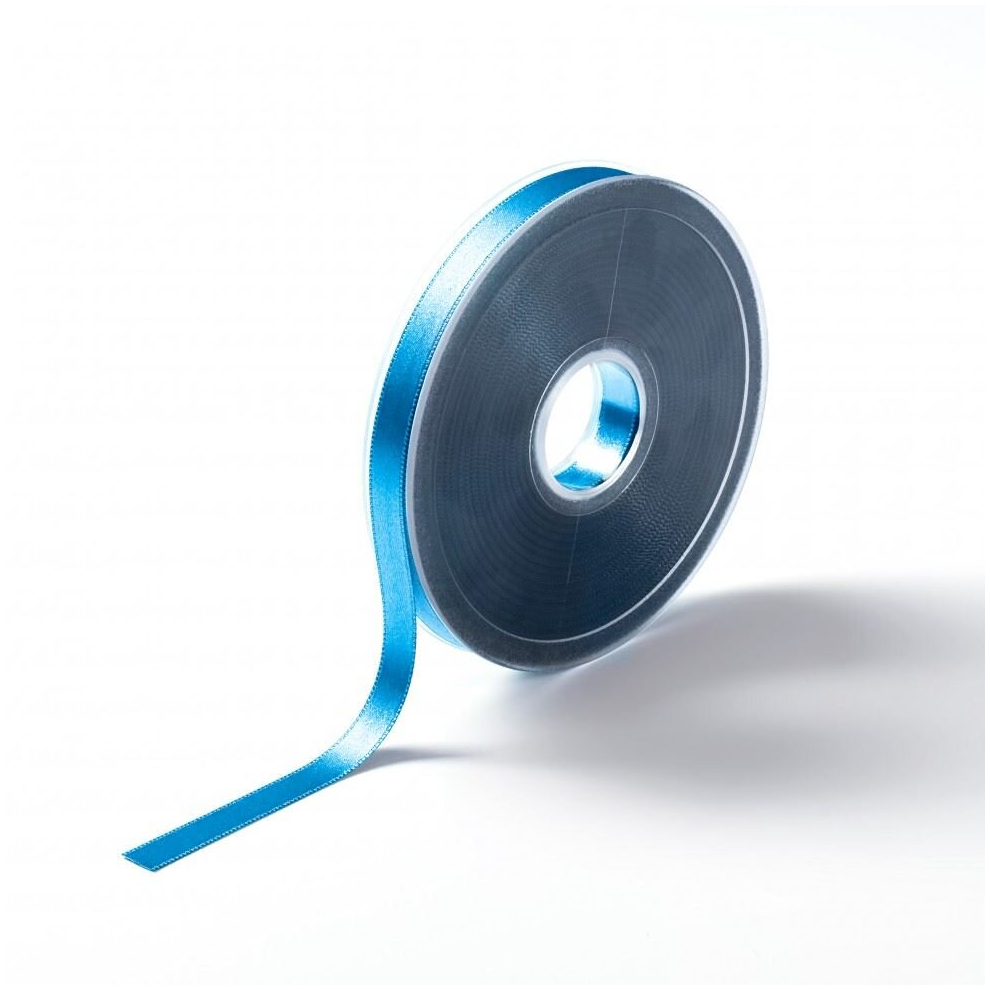Prym 10mm Satin Ribbon - Steel Blue - per metre