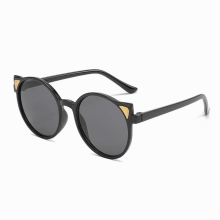 Personality Cat Ears ChildrenS Sunglasses For Boys And Girls Anti-Ultraviolet Glare Tide Baby Cat Eye Sunglasses