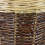JVL Two Tone Willow Log Basket Medium 4