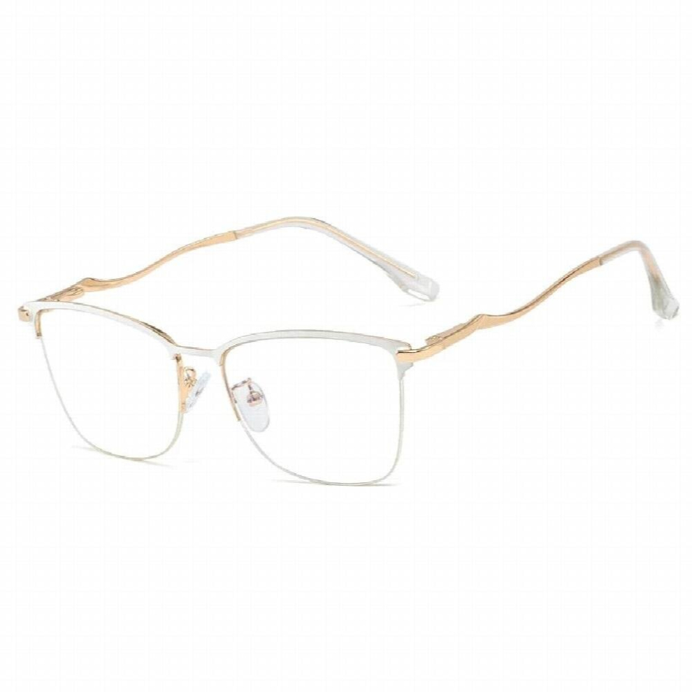 48281 Cat Eye Anti Light Half-frame Optical Glasses Frames Men Women Computer Eyeglasses