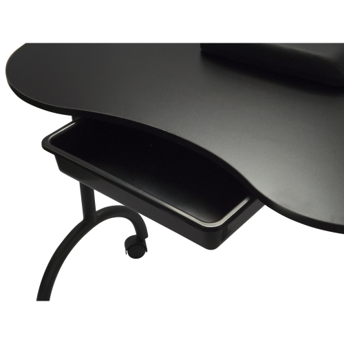 (Black) RayGar Portable Foldable Mobile Nail Table Desk 1