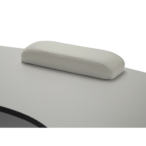 (White) RayGar Portable Foldable Mobile Nail Table Desk 1