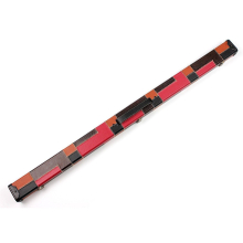 (Red/Black) Unique Handmade 3/4 Tournament Snooker Cue Case