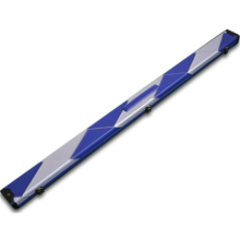 (Blue/White) Unique Handmade 3/4 Tournament Snooker Cue Case