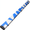 (White/Blue) Unique Handmade 3/4 Tournament Snooker Cue Case 1