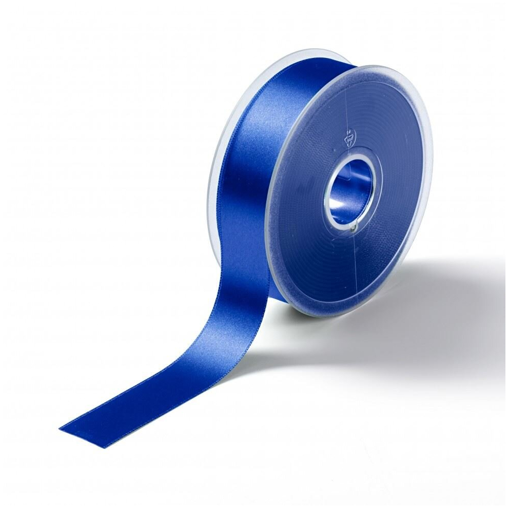 Prym Satin Ribbon Royal Blue - 25Mm - Per Metre