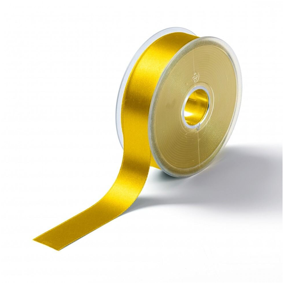 Prym Satin Ribbon Lemon - 25Mm - Per Metre