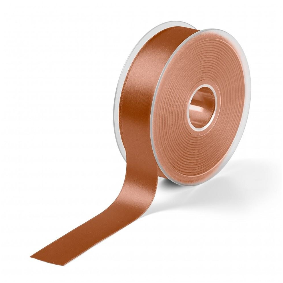 Prym Satin Ribbon Caramel - 25Mm - Per Metre