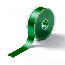 Prym Satin Ribbon Grass Green - 25mm - per metre