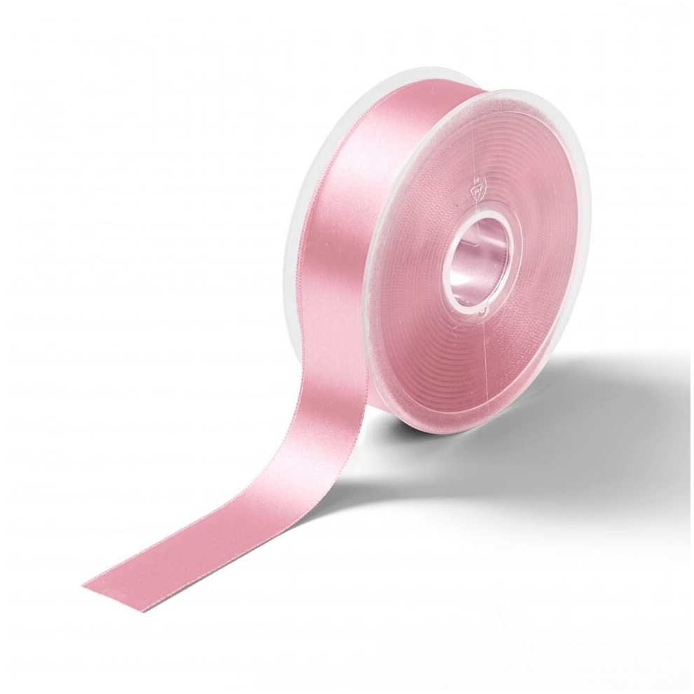 Prym Satin Ribbon Pale - 25Mm - Per Metre Pink