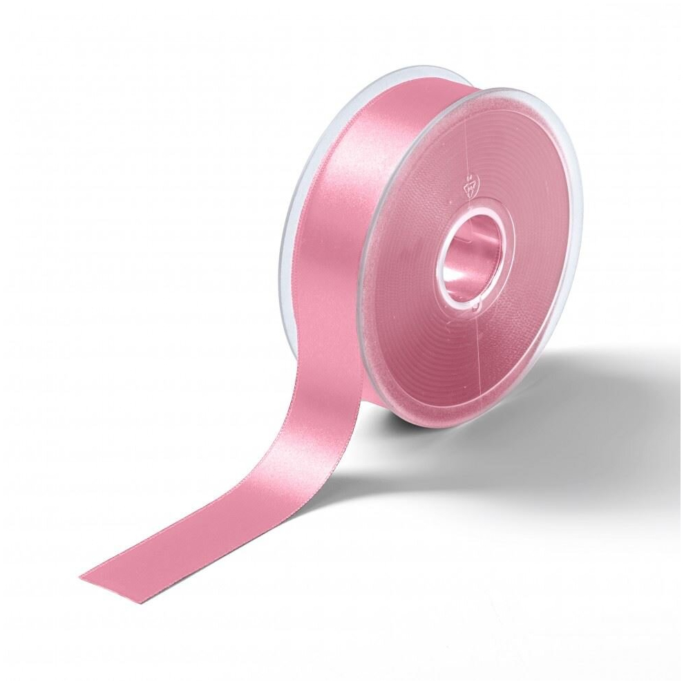 Prym Satin Ribbon Pale Rose - 25Mm - Per Metre