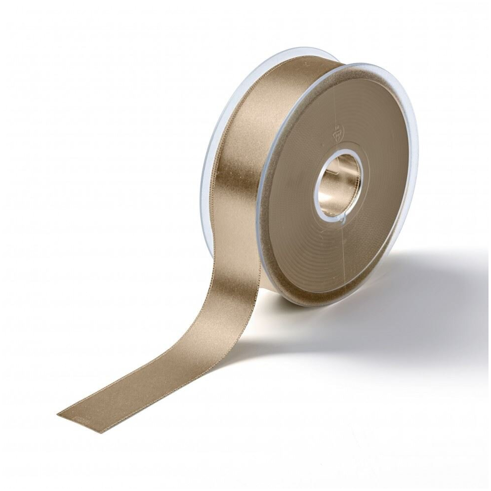 Prym Satin Ribbon Sand - 25Mm - Per Metre