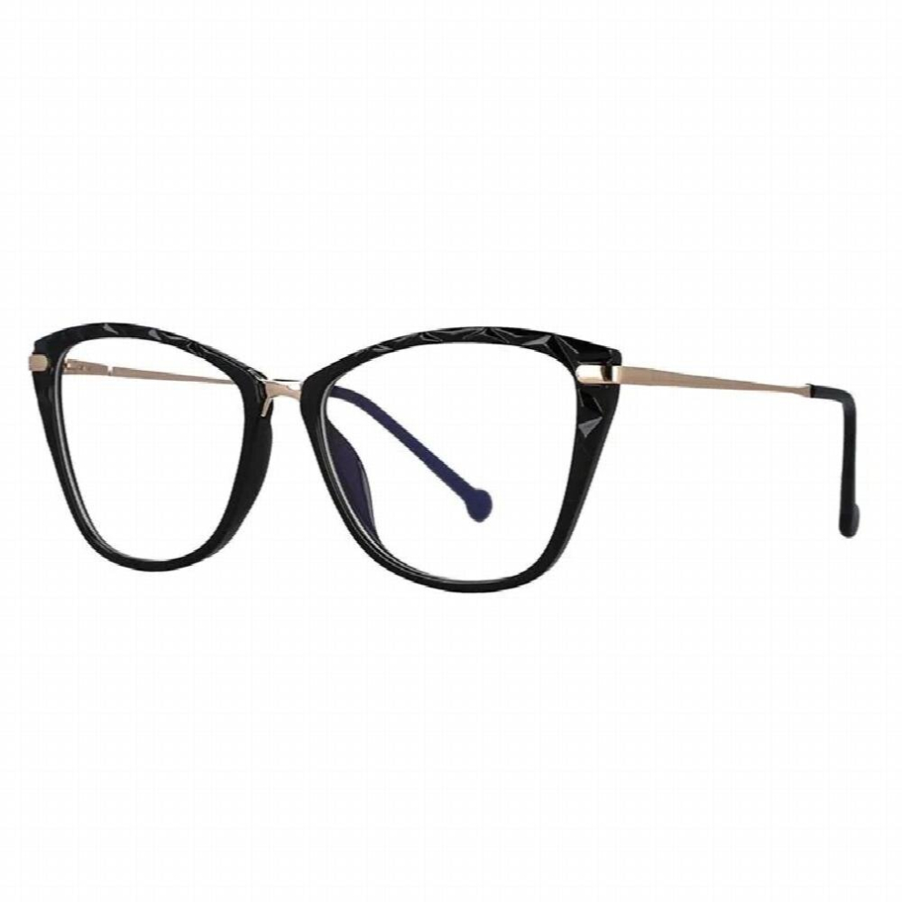 53124 Gradient Glasses Frames Anti Light Spring Leg Cat Eye Women Tr90 Computer Eyeglasses