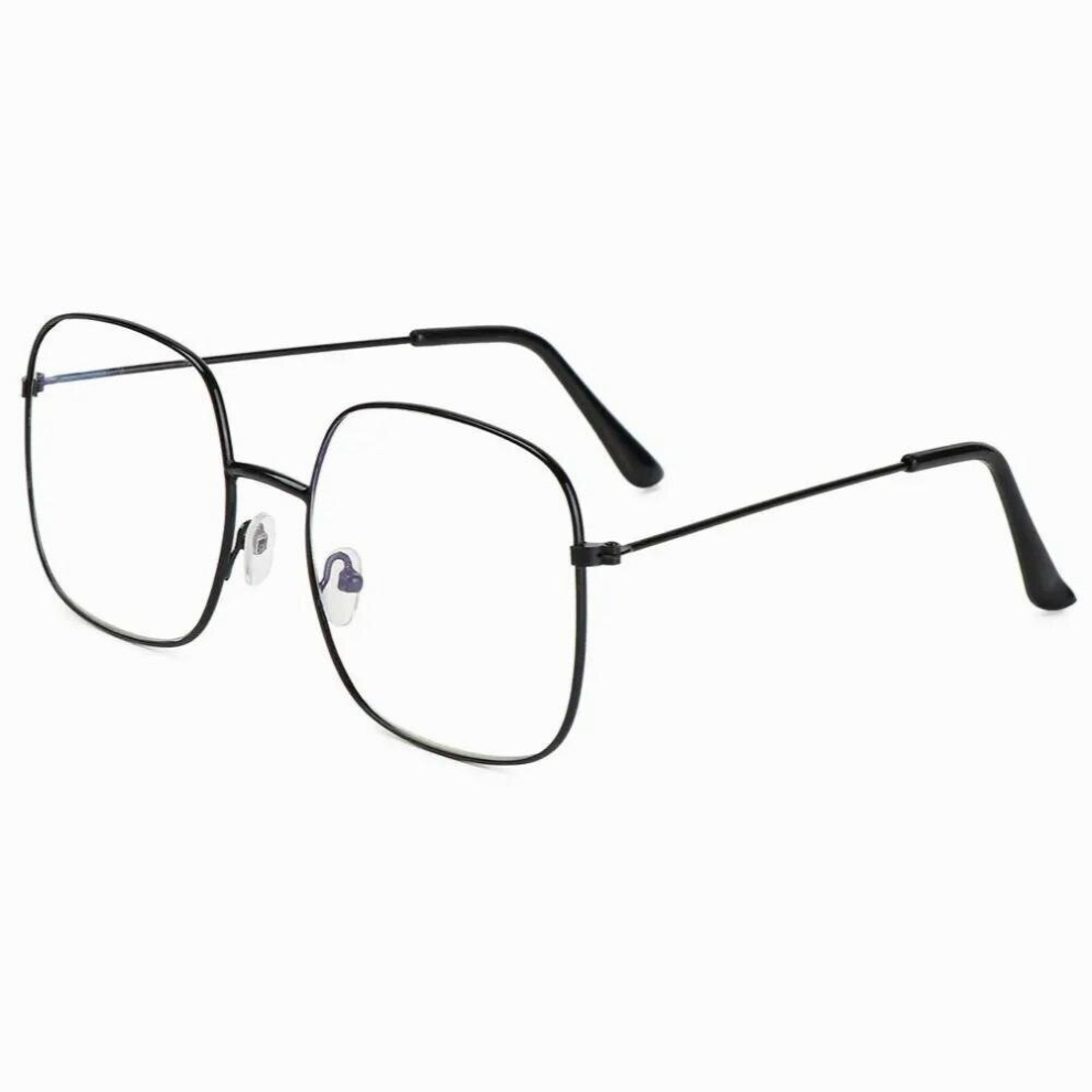 Computer Goggles Unisex Anti Light Glasses Oversized Eyeglasses Metal Frame Eyewear Vintage Square Glasses 885672303730