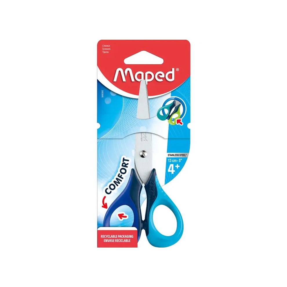 Maped ( And ) Sensoft 3D Scissors 13Cm 5 Inch Blue/Light