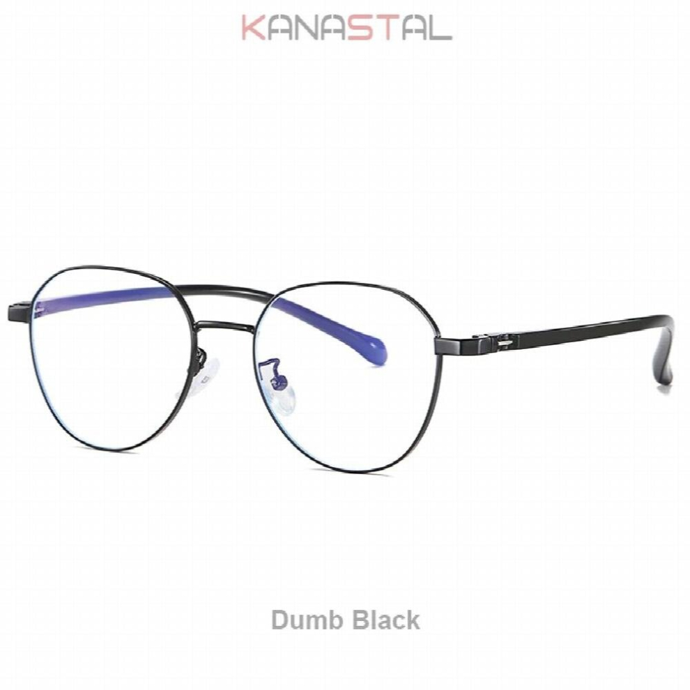 Women Anti Light Reading Glasses For Computer Oval TR90 Metal Eyeglasses Frame Retro Men Optical Myopia Transparent Eyewear