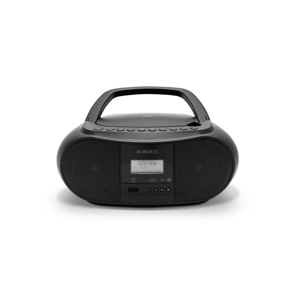 (Black) Roberts Zoombox 4 DAB+ FM Radio Plus CD Player