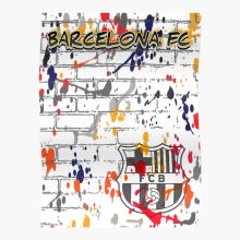 Posters barcelona fc 16x20 inch or 20x20 inch Wall Art Soccer Print