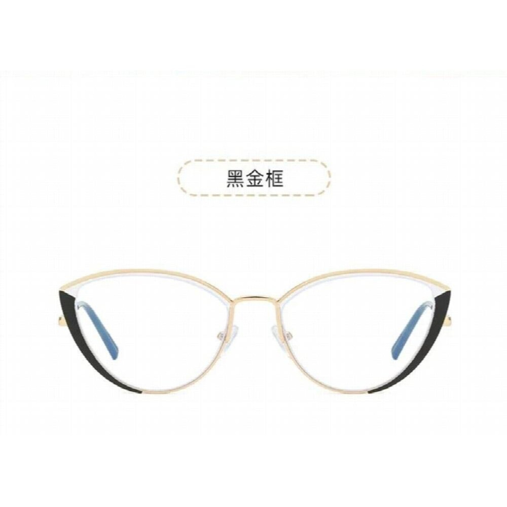Cat Eye Anti Light Blocking Glasses Women Men Metal frame Optical glasses Computer Glasses
