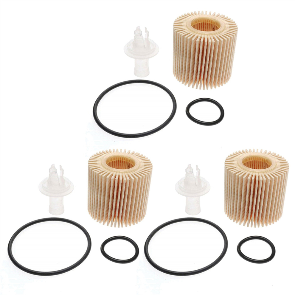 3X Engine Oil Filter for Prius 1.8L 04152-YZZA6 / 04152-B1010 / 04152-YZZA7 / 04152-40060