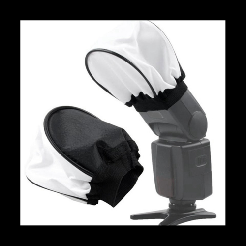 1X Universal Softbox Diffuser for DSLR Cameras, Flash Light Speed Lights Mini Portable Soft Box 1