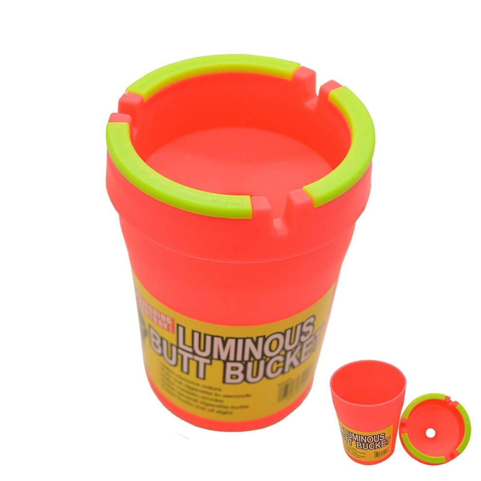(Pink-Luminous) Ashtray Glow in the Dark Colour Smoking Bar