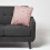 Homescapes (Pink) Grace Pleated Velvet Cushion 2