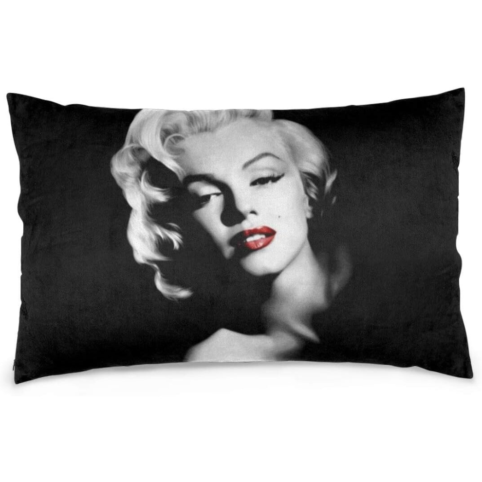 Kerota Marilyn Monroe Decorative Pillow Cover 20"X30"Inch Throw Pillow Case Cushion Covers For Home Decor Design