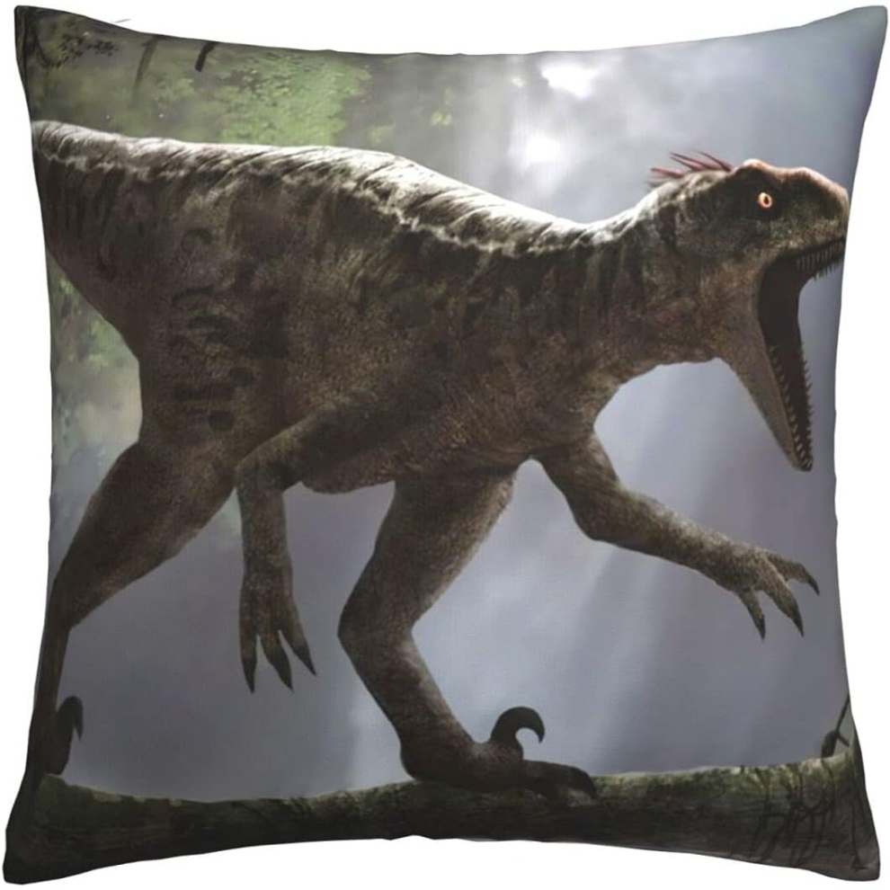 Jurassic Park Soft Cushion Covers 45 X 45 Cm Square Throw Pillowcases Comfy Decorative Throw Pillow Cases Luxury Pillow Cover-image-OPC-PCRPSQM-NEW