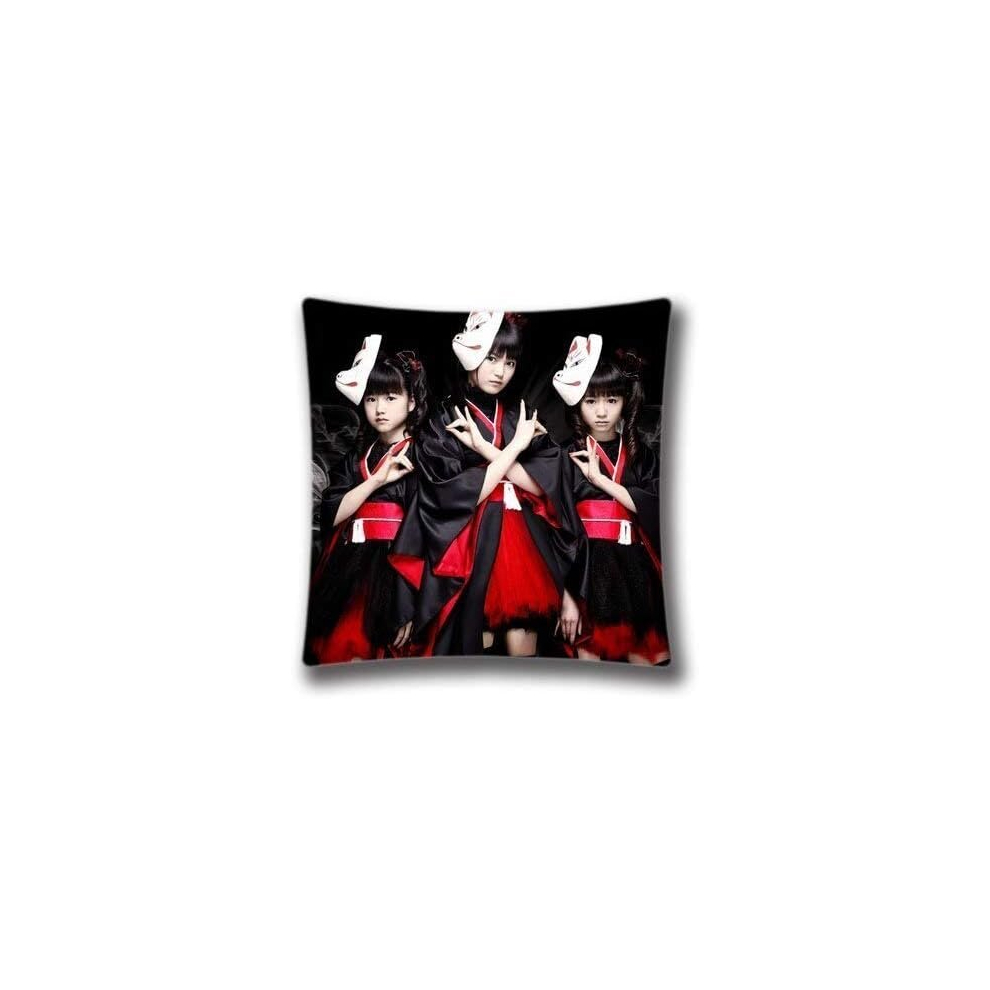Kerota Babymetal Zippered Pillowcase Square Pillow Cushion Cover Case (65Cmx65cm)
