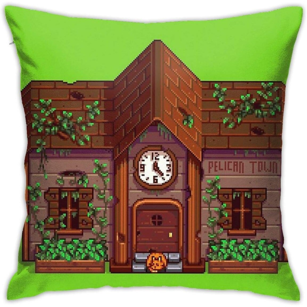 Stardew Valley Community Center Pillowcase Home Decorative Throw Pillow Covers for Sofa Couch Cushion Pillow Cases 18x18 Inch-image-OPC-PCRPWYP-NEW