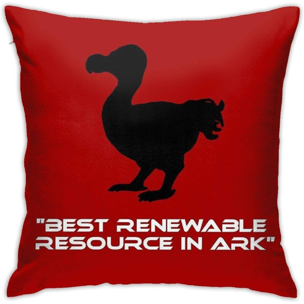 Dodo Best Renewable Resource in Ark Pillowcase Home Decorative Throw Pillow Covers for Sofa Couch Cushion Pillow Cases 18x18 Inch