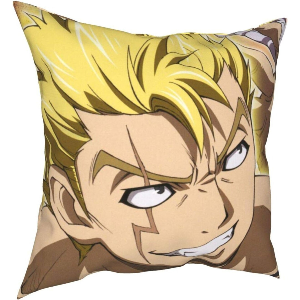 Fairy Tail Laxus Dreyar Four Seasons Throw Pillow Cover Home Decorative Living Room Bedroom Sofa Pillowcase Size 12" X12-image-OPC-PCRPYB2-NEW