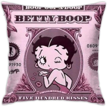 Betty-Boop Best Gift Square Decorative Throw Pillows Covers Cushion Case for Bed Outdoor Couch Family Sofa-Cc168