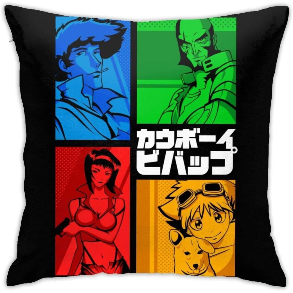 Throw Pillow Cover Soft Square Throw Pillow Cover Home Decor Bed Sofa Sofa Farmhouse Cushion Cover Both Sides 45cm * 45cm-Ranma Half Watercolor-image-OPC-PCRQ268-NEW