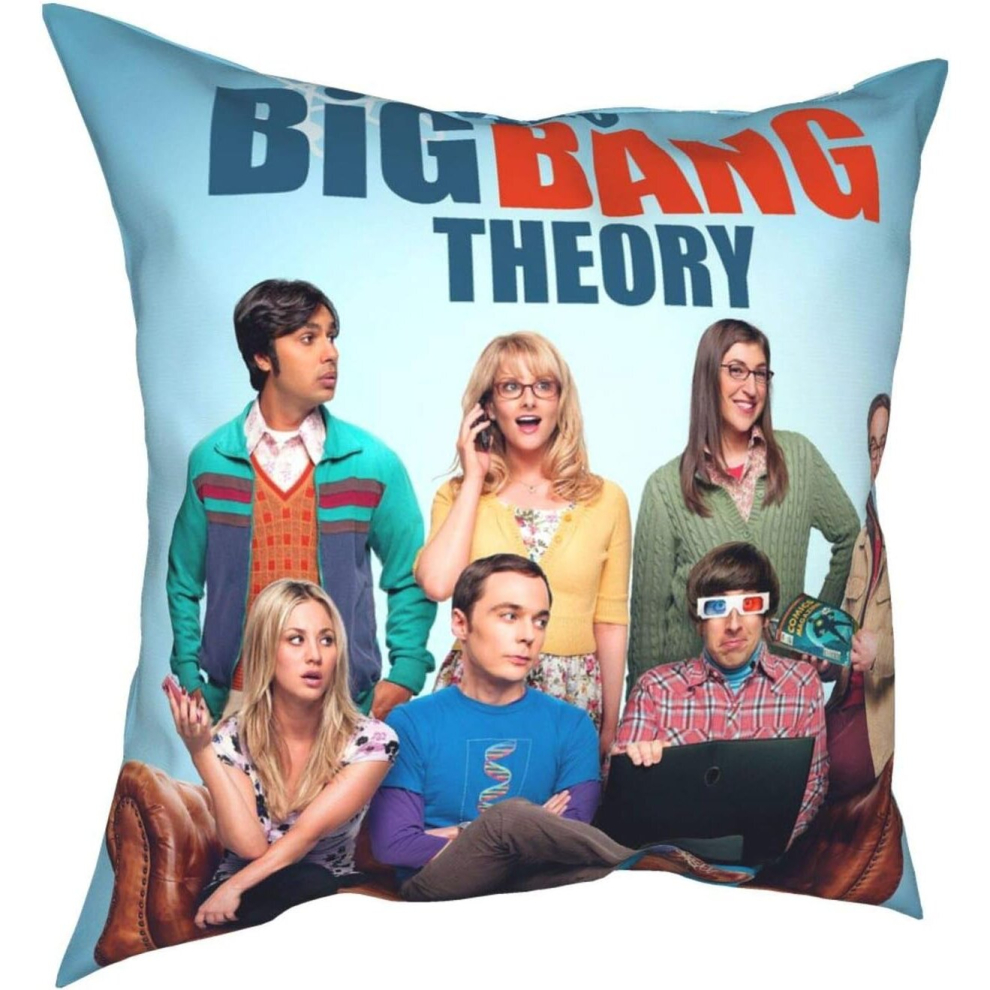 Comfortable Pillowcase T_He Bi_G poster The-Ory Pillow Cases Pack of 1,Soft Decorative Square Throw Pillow Covers Set Cushion Case-image-OPC-PCRQ2MS-NEW