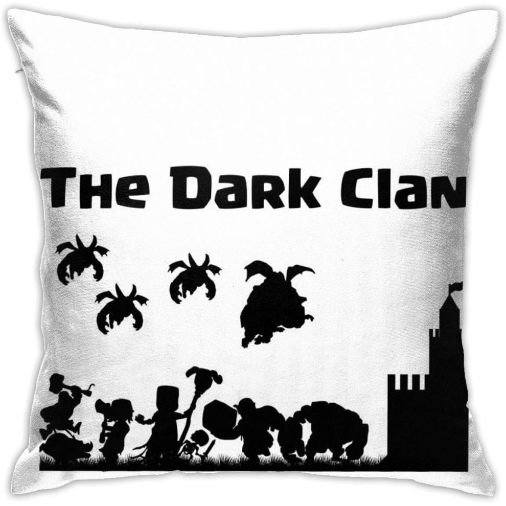 Dark Clan Cushion Throw Pillow Cover Decorative Pillow Case For Sofa Bedroom 45CM*45CM-image-OPC-PCRQ52V-NEW