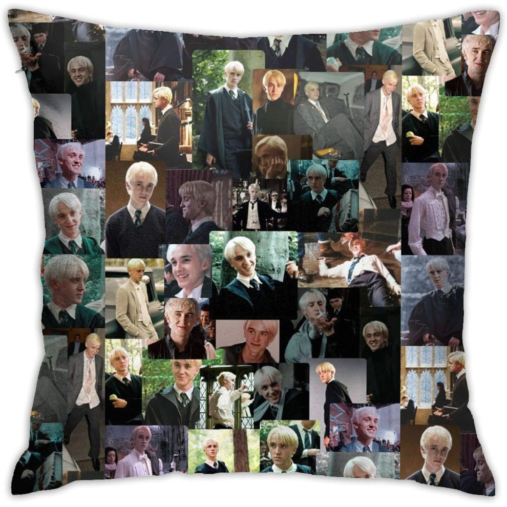 Draco_Malfoy Pillow Covers Soft Cotton Linen Throw Pillow Covers