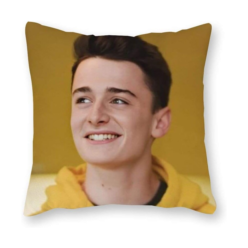 Noah Schnapp Cushion Pillow - Pop Art - Canvas Pillowcase Single - Without Filling pad - 40x40cm (Cover only)-image-OPC-PCRQ8HR-NEW