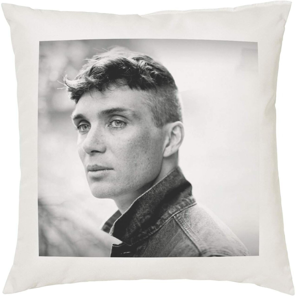 Cillian Murphy Cushion Pillow - Pop Art - 100% Polyester - Available with or without filling pad - 40x40cm (Cover and filling pad)-Cover only