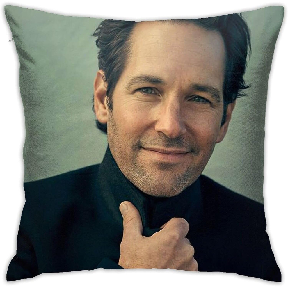 Paul Rudd Pillow Covers Pillow Cases Soft Cushion Cover Decorative Throw Pillow Sofa Car Square Pillowcase for Home Bed Decor(18x18in)-image-OPC-PCRQ9K9-NEW