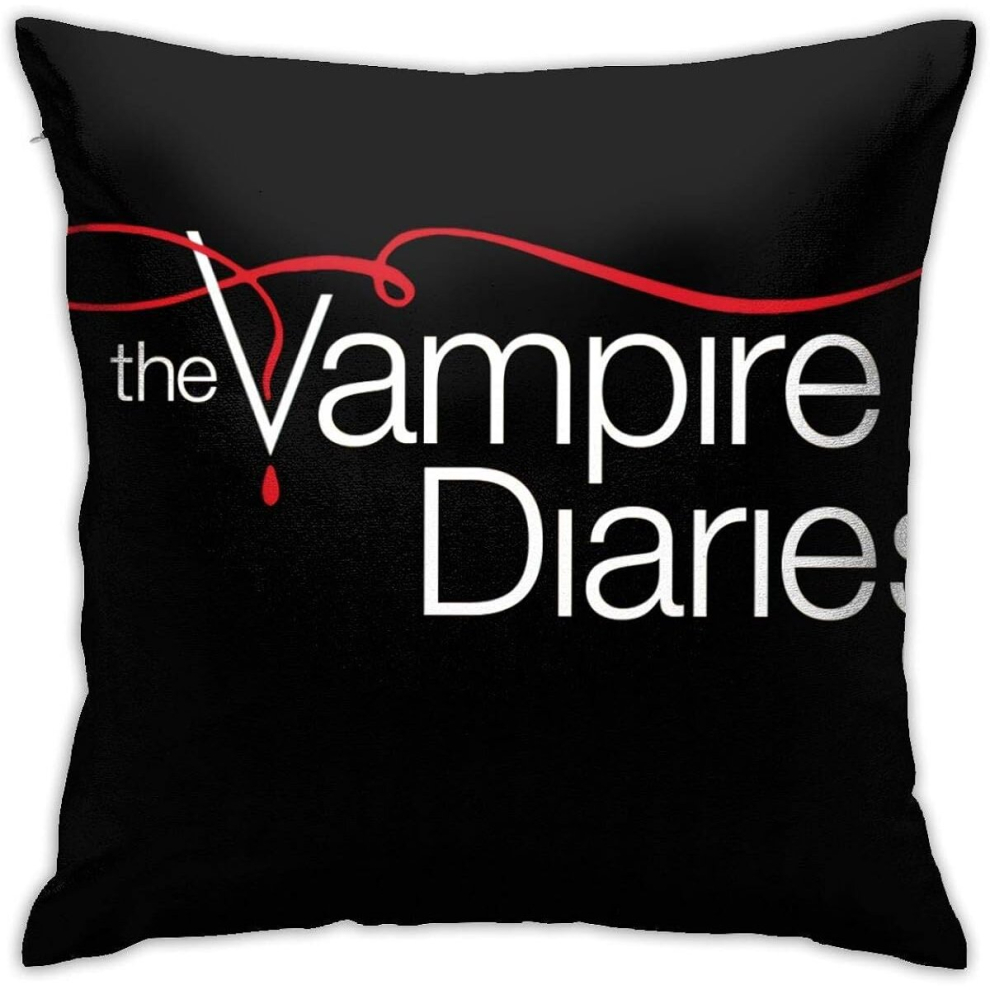 The Vampire Diaries Pillow 18inchx18inch White