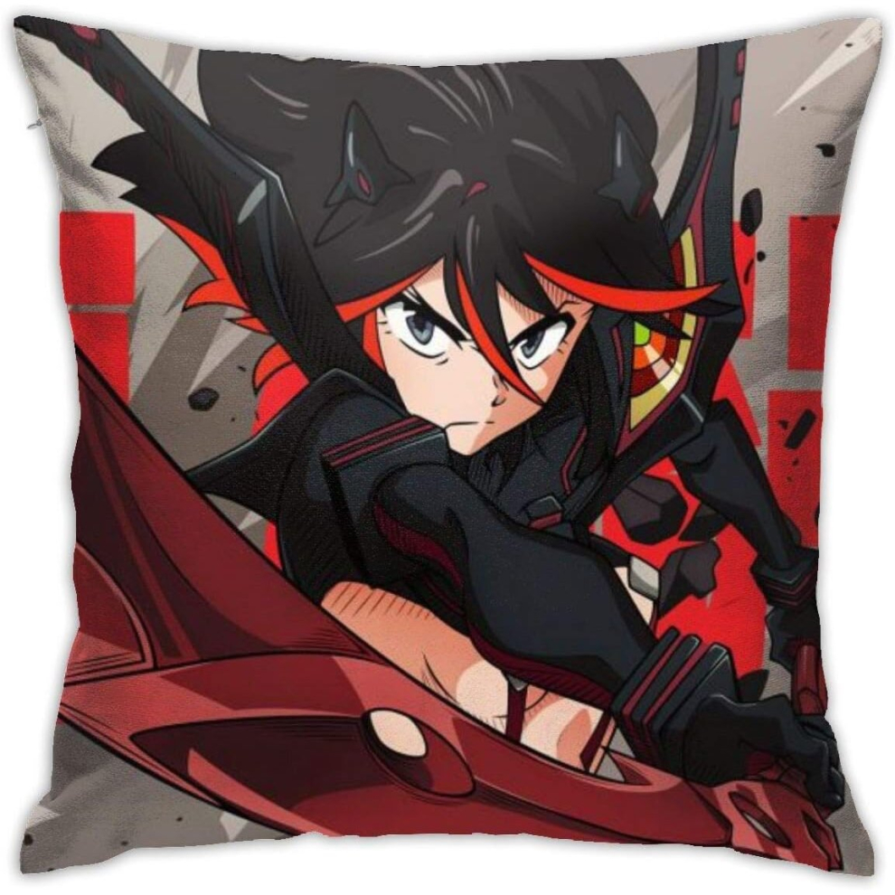 Anime La Throw Pillow Covers Decorative Cotton Pilloases for Living Room Sofa Couch Bed Soft Pillow Cases 45CM*45CM-image-OPC-PCRQCPK-NEW