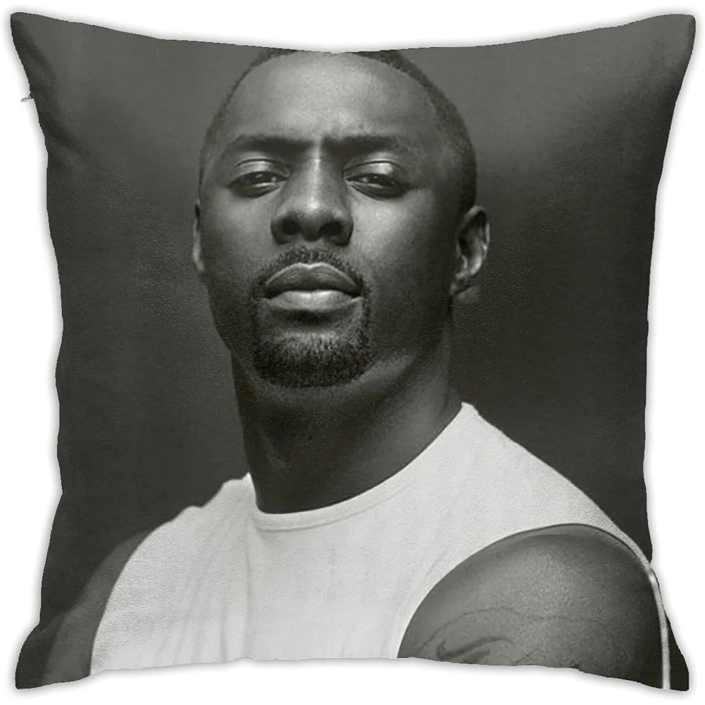 Idris Elba Pillow Covers Pillow Cases Indoor Outdoor (18x18 Inch)-image-OPC-PCRQGZX-NEW