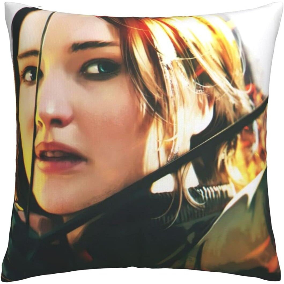 The Hunger Games Soft Cushion Covers 45 X 45 Cm Square Throw Pillowcases Comfy Decorative Throw Pillow Cases Luxury Pillow Cover-image-OPC-PCRQJQF-NEW