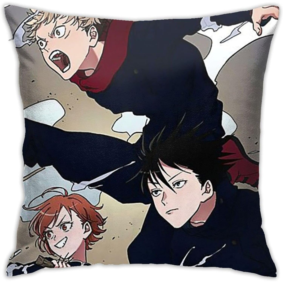 Jujutsu Gojo Satoru Pillow Covers Ryomen Sukuna Itadori Yuji Soft Decorative Square Throw Pillow Case Cushion Covers Luxury Pillowcases-image-OPC-PCRQKP8-NEW